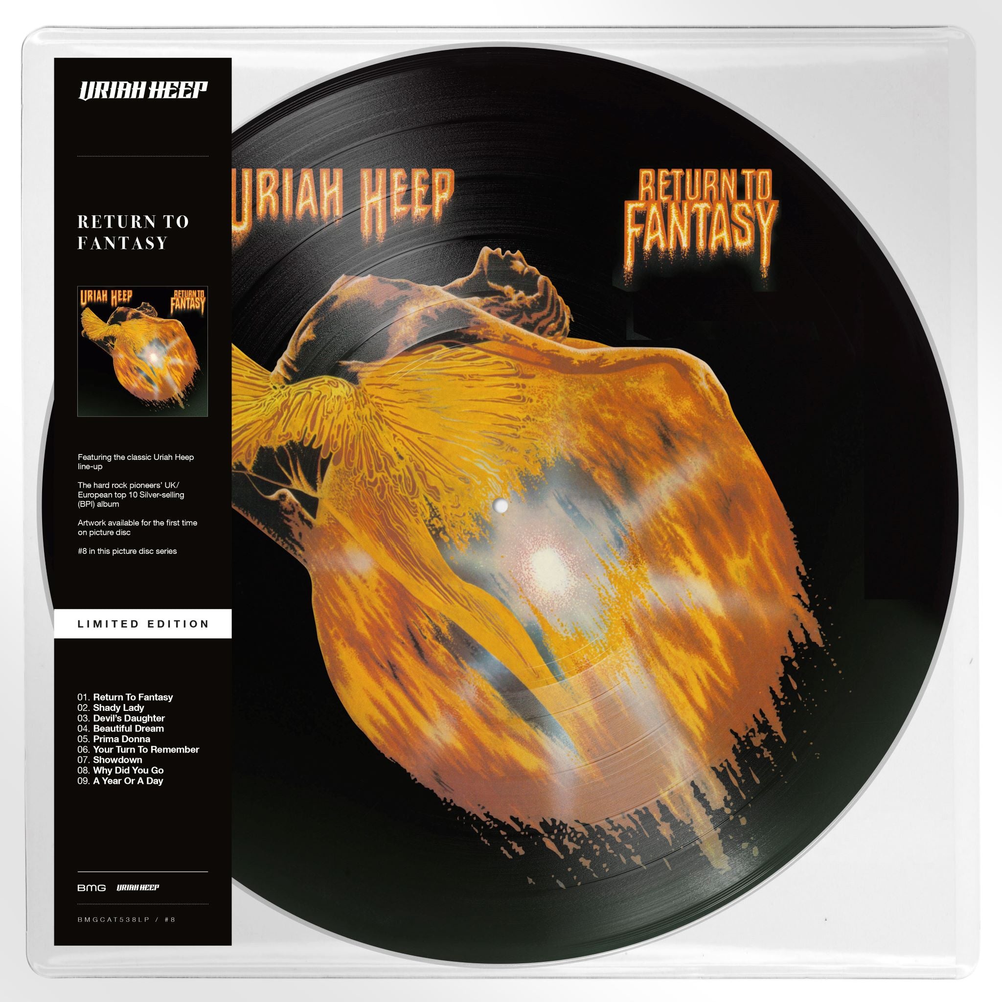 URIAH HEEP - Return to fantasy  (Limited edition picture disc)